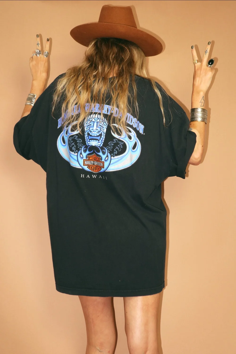 00s Harley-Davidson Tシャツ ブラックXL VINTAGE 00'S Harley Davidson HAWAII BLACK COTTON UNISEX T